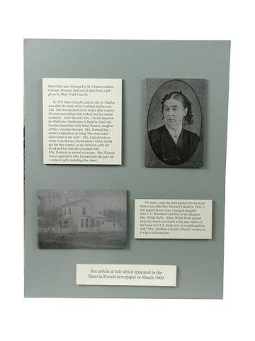 Original Shawl Knitted & Worn by Abraham Lincoln's Wife Mary Todd Lincoln