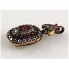 Image 2 : Natural Stone Vintage Victorian Design Pendant