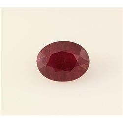 Loose Gemstone Faceted Ruby Corrundum