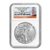 Image 1 : 2012 (W) Silver Eagle (NGC MS-69) West Pt. Label Box #