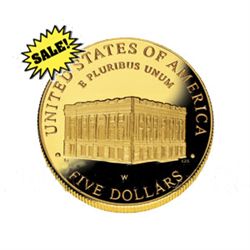 Gold $5 Commemorative 2001 Capital Visitor Proof