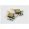 Image 2 : 5.29GRAM INDIAN HANDMADE LAKH FASHION EARRING