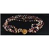 Image 1 : 153.00CTW Multi Color Thread Freshwater Pearl Necklace