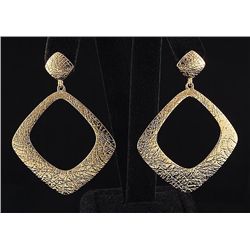 NEW FASHION GOLD PLATED EARRINGS 12.87g