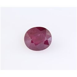 Loose Gemstone Faceted Ruby Corrundum