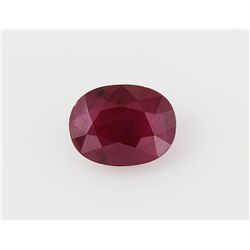 Loose Gemstone Faceted Ruby Corrundum