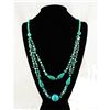 Image 1 : Gushing Sky Blue Turquoise 457.01ctw Beads Necklace