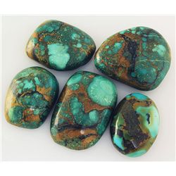 Natural Turquoise 198.12ctw Loose Small Gemstone Lot of