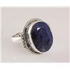 Image 2 : SAPPHIRE CORRUNDUM 29.16CTW ANTIQUE LOOKS .925 RING