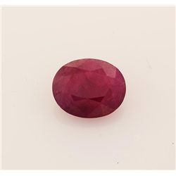Loose Gemstone Faceted Ruby Corrundum