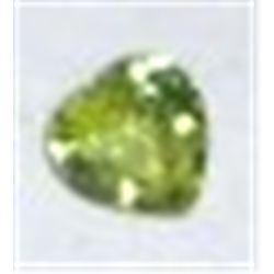 .70 CARAT PERIDOT HEART SHAPE CUT & FACETED *MINED IN ARIZONA!! GEMSTONE CAME OUT OF SAFE!!