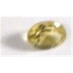 1.30 CARAT LARGE BEAUTIFUL YELLOW CITRINE OVAL CUT, POLISHED & FACETED!! CITRINE CAME OUT OF SAFE!!