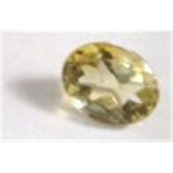 1.45 CARAT LARGE BEAUTIFUL YELLOW CITRINE OVAL CUT, POLISHED & FACETED!! CITRINE CAME OUT OF SAFE!!