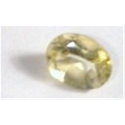 1.60 CARAT LARGE BEAUTIFUL YELLOW CITRINE OVAL CUT, POLISHED & FACETED!! CITRINE CAME OUT OF SAFE!!