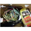 Image 1 : BOX NEW ROPE, ASSORTED CABLES - TRAILER LITE WIRE ETC