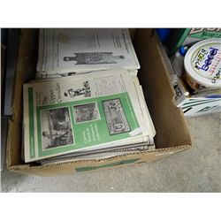 BOX OF MAGAZINES / NEWS PAPERS ABOUT ANTIQUES