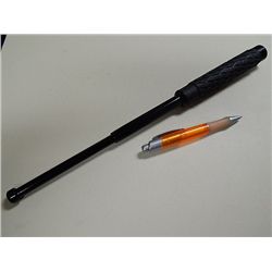 BATTON - BLACK WITH SHEATH - 16"