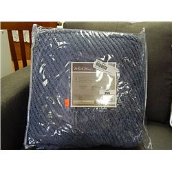 BLANKET - TWIN - DARK BLUE - NEW