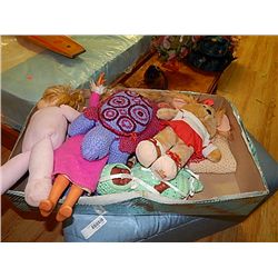 BOX OF ASSORTED DOLLS