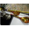 Image 1 : HAND PAINTED VINTAGE WOOD SPOONS - 3