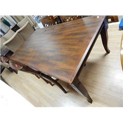 LARGE CHERRY WOOD DINING TABLE - NEW
