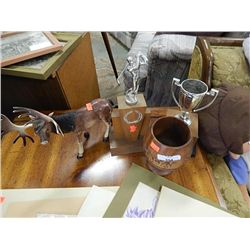 LOT OF TROPHIES & ORNAMENTS