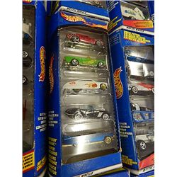 NEW HOT WHEELS - SOME PACKAGES DAMAGED SOME MINT - PACK SET OF 5 CARS - 1 BOX PER LOT