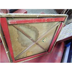 VINTAGE FOLDING WOOD CARD TABLE