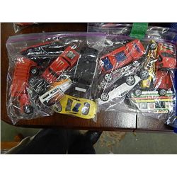 VINTAGE HOTWHEEL CARS & OTHERS - ASSORTED - 2 BAGS PER LOT