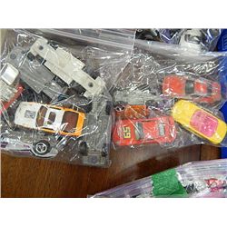 VINTAGE HOTWHEEL CARS & OTHERS - ASSORTED - 2 BAGS PER LOT