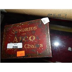 VINTAGE SMALL METAL BOX - ATCO BICYCLE CHAINS