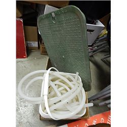 WATER BOX COVER & BUCKET OF TUBING
