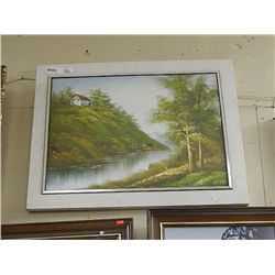 WOOD FRAMED PICTURE