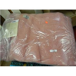 WOOL BLANKET - DOUBLE - KENWOOD - PINK - NEW