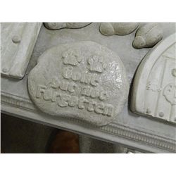 CONCRETE - PET MEMORIAL STONE