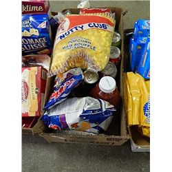 BOX ASSORTED FOOD ITEMS