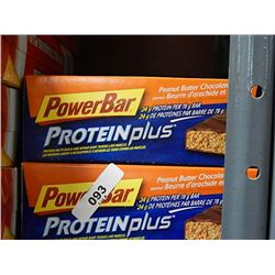POWER BARS - PROTEIN PLUS PEANUT BUTTER - 2 BOXES