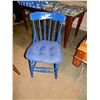 Image 1 : OLD COUNTRY SIDE CHAIR - PAINTED BLUE