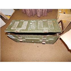 VINTAGE METAL AMMO BOX