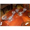 Image 1 : CRYSTAL DOUBLE CANDLE HOLDERS - 2