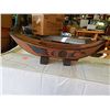 Image 2 : WEST COAST NATIVE CARVED CANOE - APPROX 12"