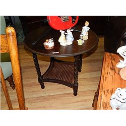 OLD CANADIAN BARLEY TWIST SIDE TABLE