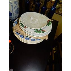 LOT OF ASSORTED VINTAGE PLATES