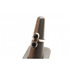 Vintage Sterling Silver Onyx Ring