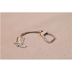 Sterling Silver Boot Keychain