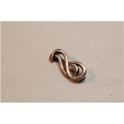 Unusual Sterling Silver Brooch