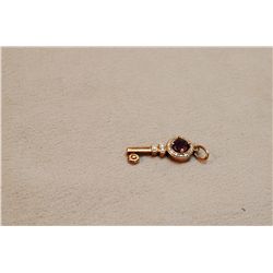 Sterling Silver Key Pendant