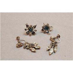 Lot Of Costume Jewelry Earrings