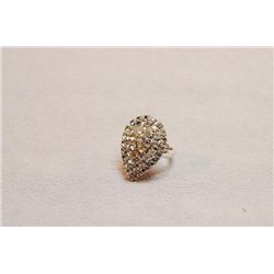 Vintage Hobe Rhinestone Ring