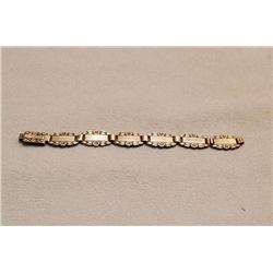 Vintage Sterling Silver Forget Me Not Bracelet